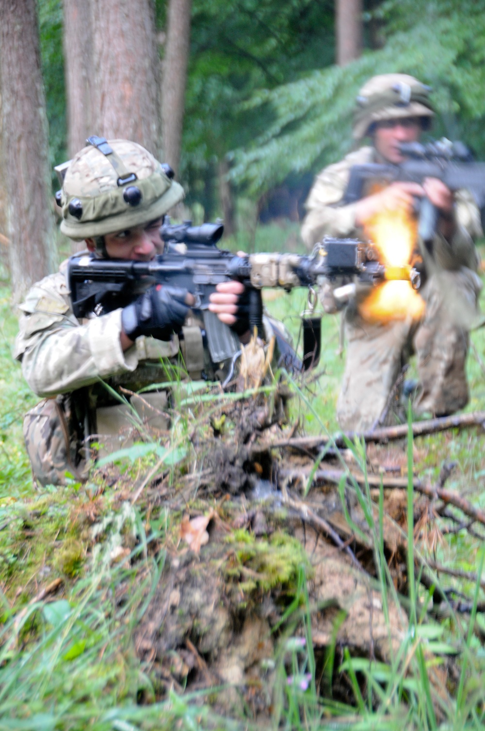 Georgian 32nd Infantry Battalion Mission Rehearsal Exercise