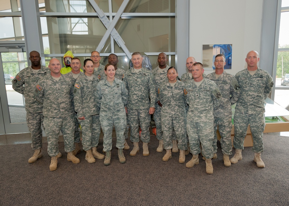 Sergeant Major of the Army observes training at Fort Leonard Wood