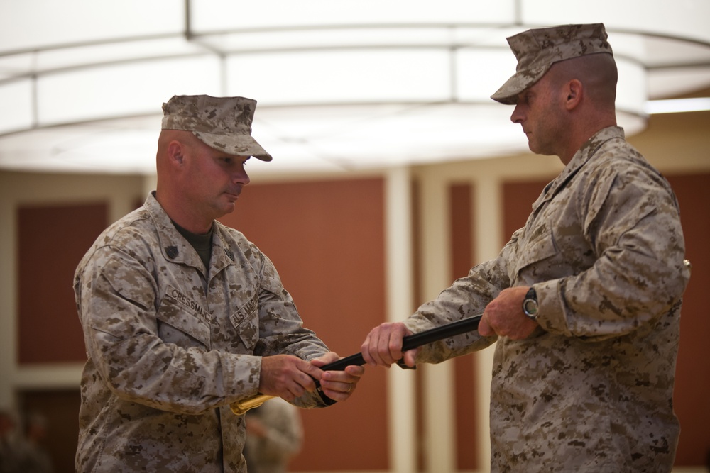 II MHG receives new Sergeant Major
