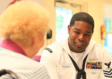 Lobster Festival detachment visits Maine nursing center