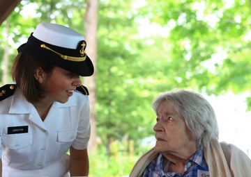 Lobster Festival detachment visits Maine nursing center