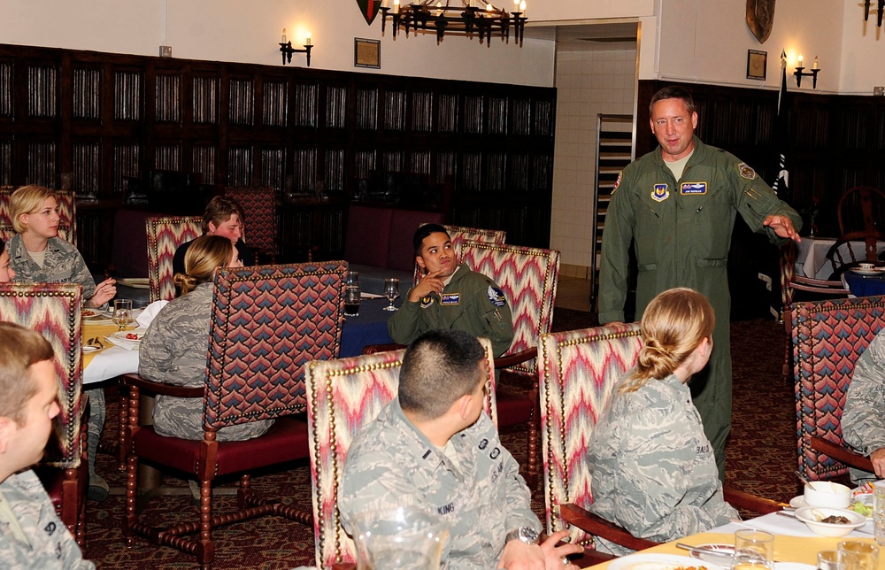 Brig. Gen. Jon Norman tours RAF Mildenhall