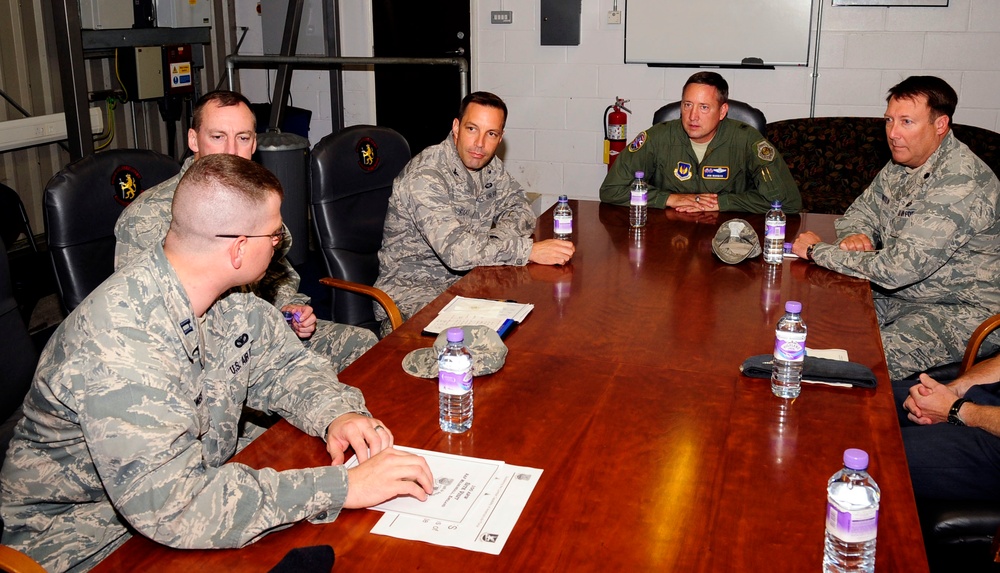 Brig. Gen. Jon Norman tours RAF Mildenhall