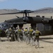 197th Special Troop Company Airborne jump from Black Hawk