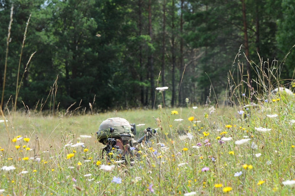 Georgian 32nd Battalion mission rehearsal exercise