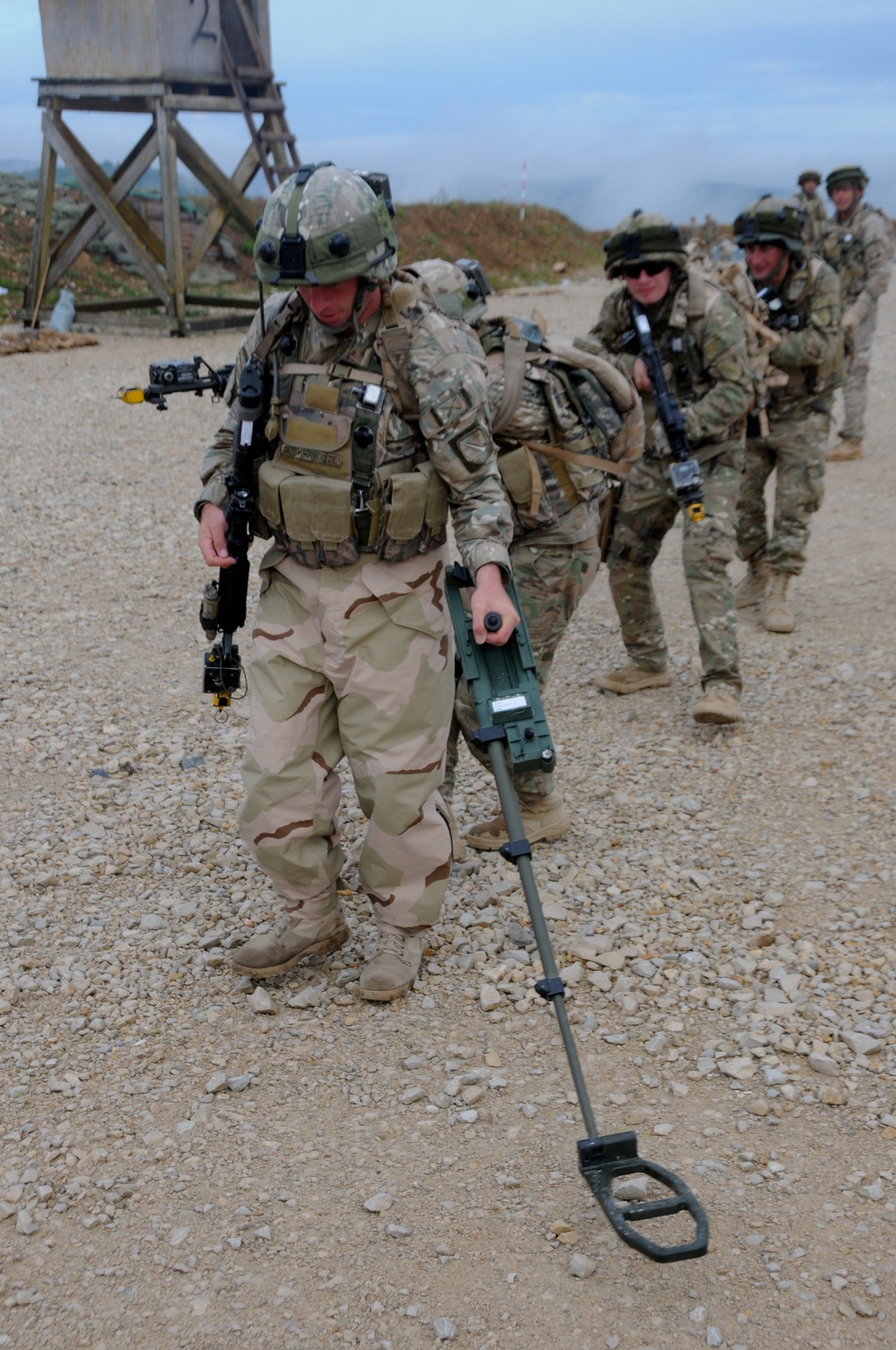 Georgian 32nd Infantry Battalion Mission Rehearsal Exercise