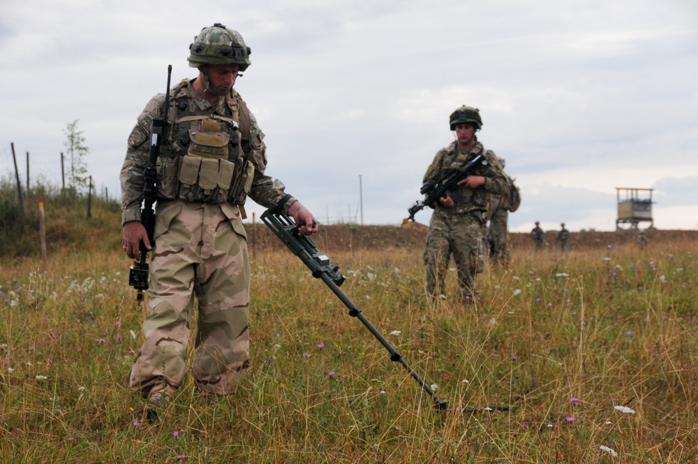 Georgian 32nd Infantry Battalion Mission Rehearsal Exercise