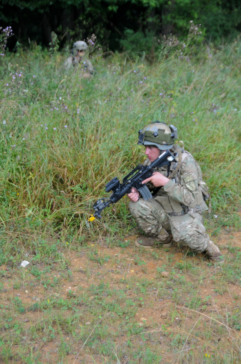 Georgian 32nd Infantry Battalion Mission Rehearsal Exercise