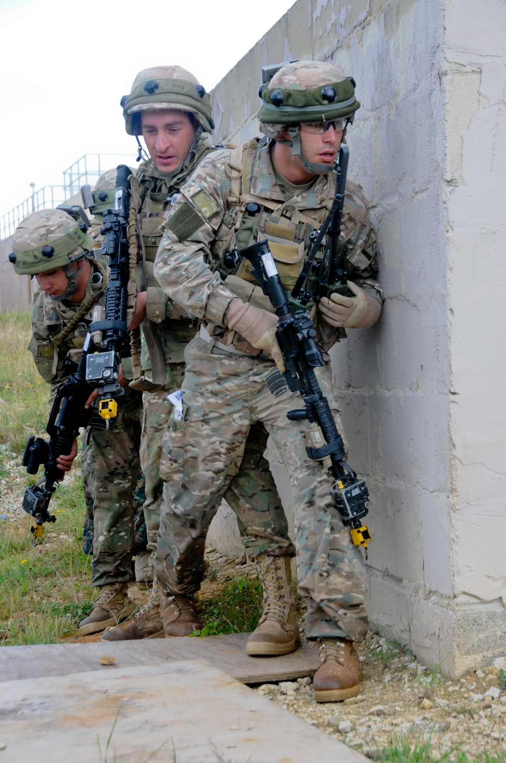 Georgian 32nd Infantry Battalion Mission Rehearsal Exercise