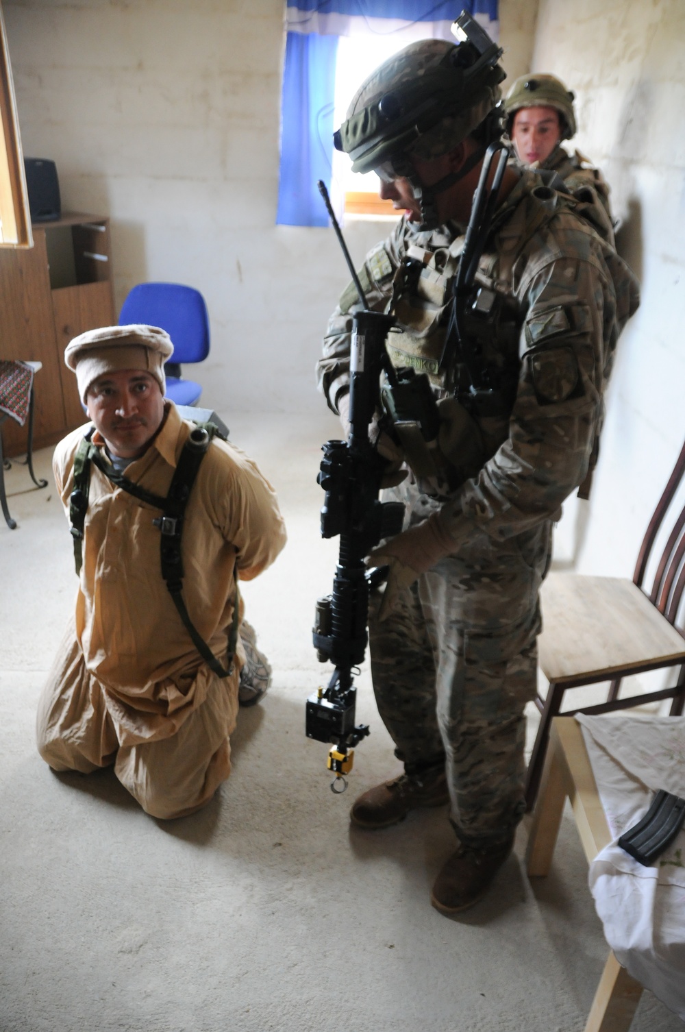 Georgian 32nd Infantry Battalion Mission Rehearsal Exercise