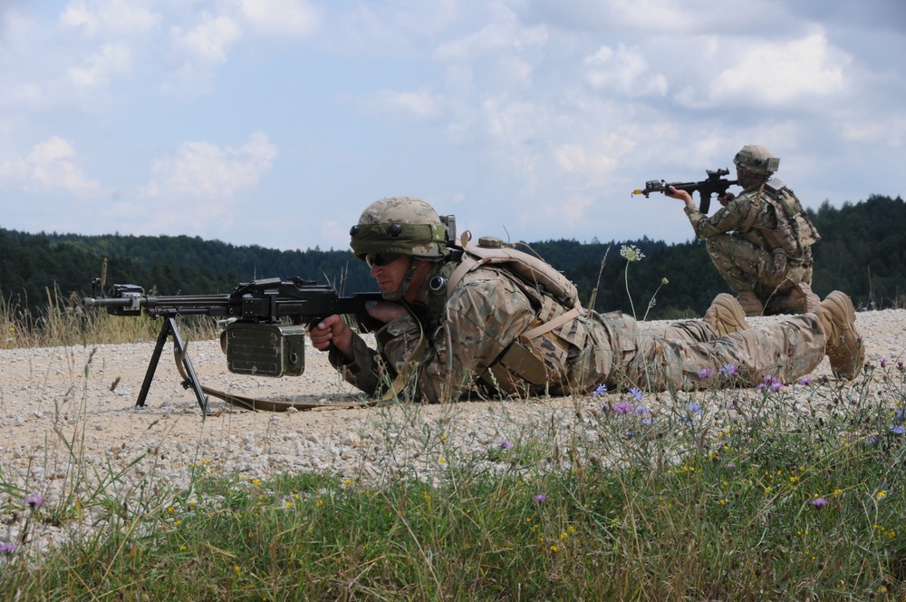 Georgian 32nd Infantry Battalion Mission Rehearsal Exercise