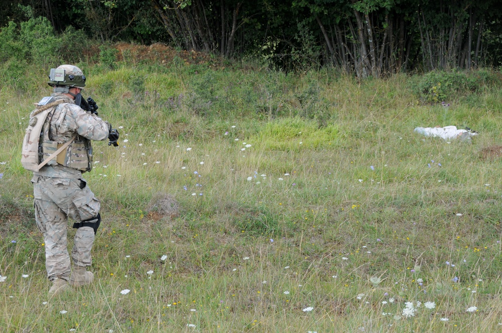 Georgian 32nd Infantry Battalion Mission Rehearsal Exercise