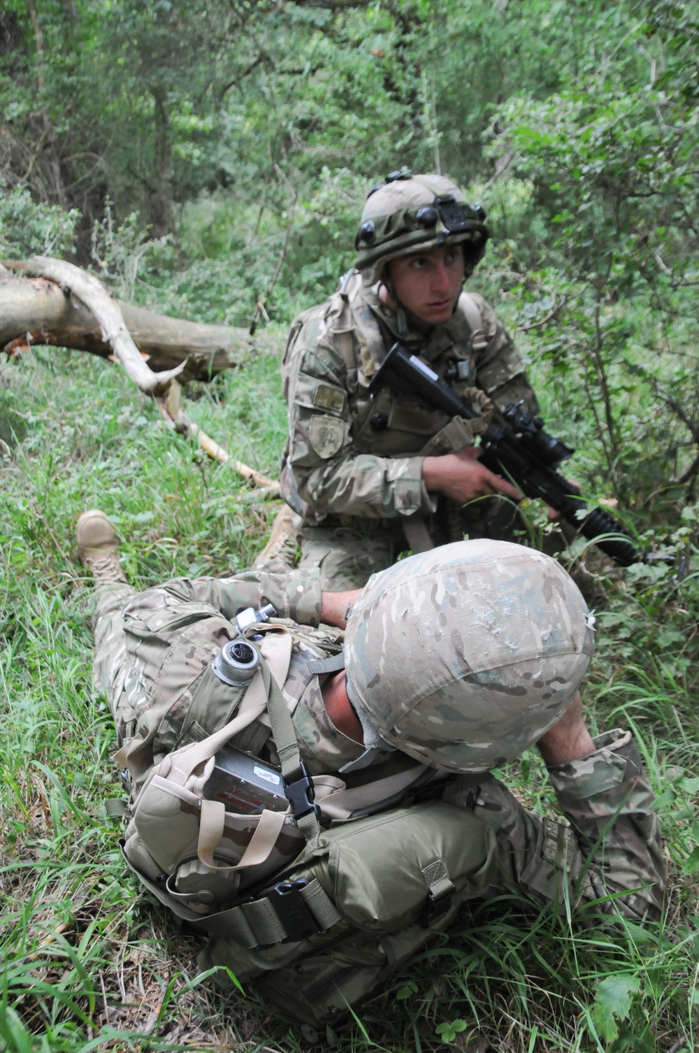 Georgian 32nd Infantry Battalion Mission Rehearsal Exercise