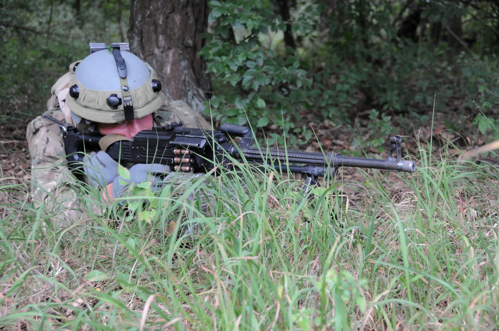 Georgian 32nd Infantry Battalion Mission Rehearsal Exercise