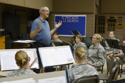 Band soldiers collaborate with music educators at NDSU Symposium