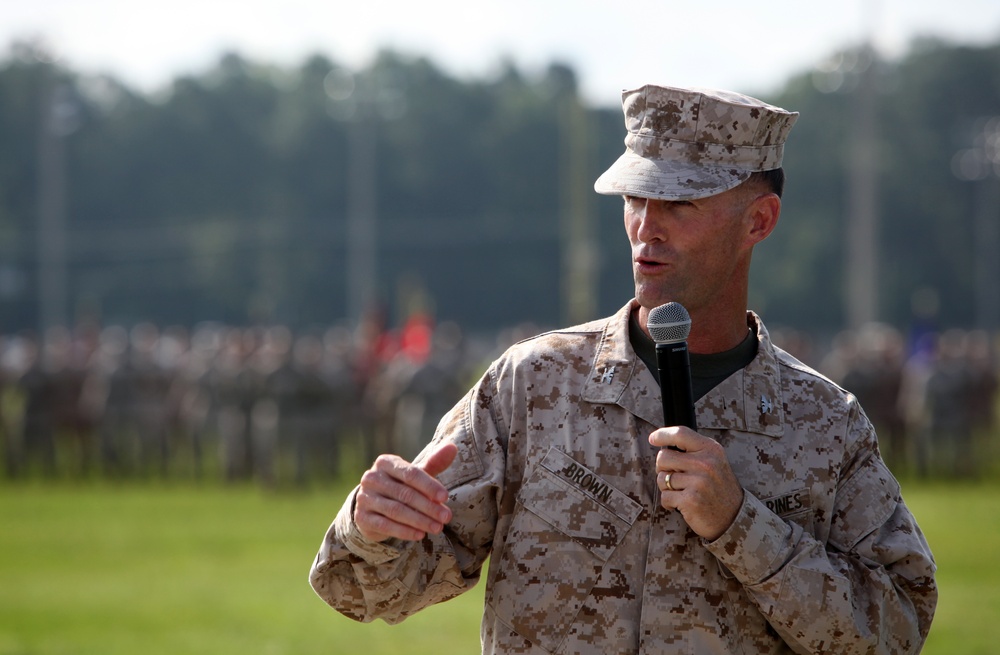 Headquarters Battalion welcomes new commander