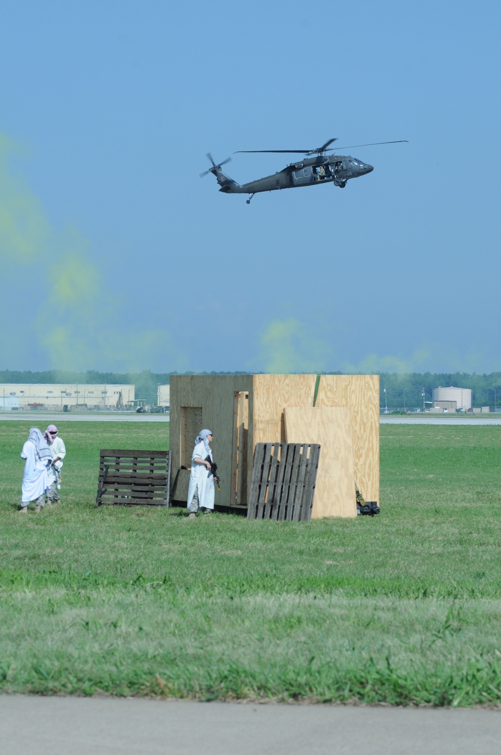 101st Airborne Division rehearses air assault demo