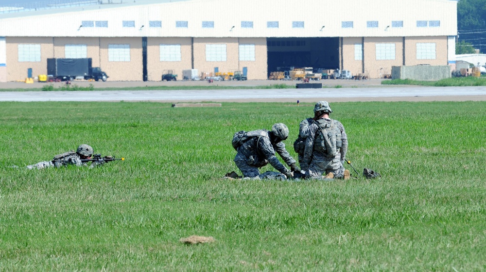 101st Airborne Division rehearses air assault demo