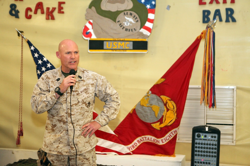 Commandant visits 3/8 Marines at FOB Geronimo