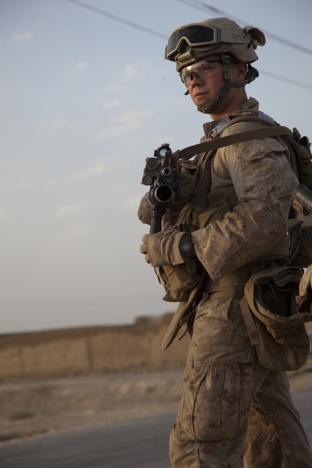 1/7 conducts Vehicle Check Point in Sangin
