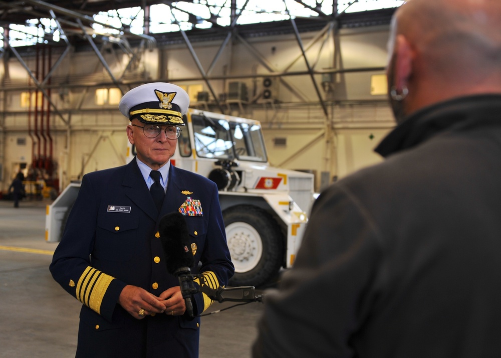 Coast Guard hosts DHS Sec. Napolitano