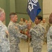 Command Sgt. Maj. Jewell McCullough assumes her position as Commandant of the Noncommissionsed Academy