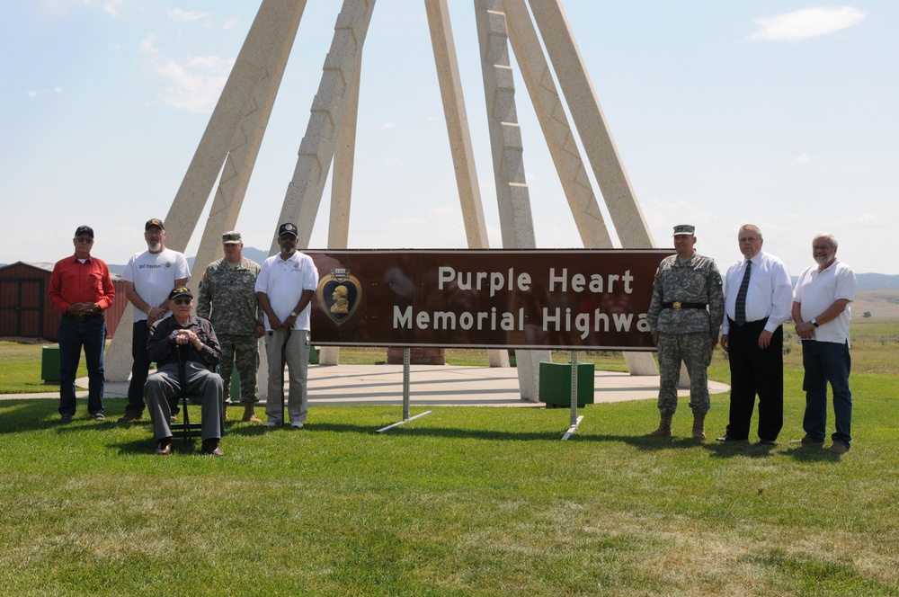 SD honors veterans with Purple Heart Memorial Highway