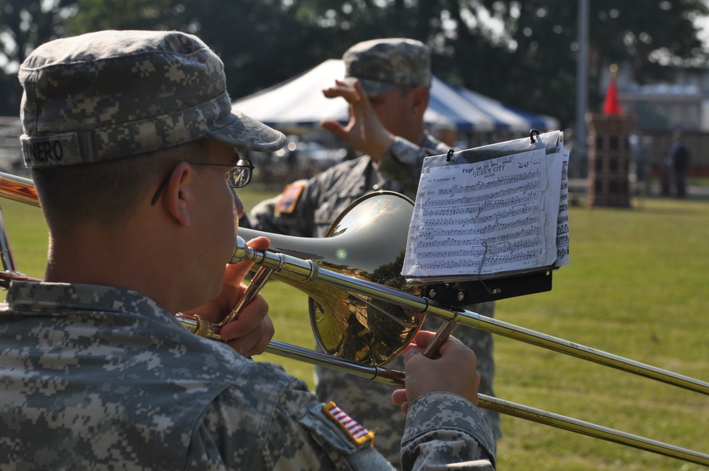 85th Army Band performs for 18th Engineer Brigade