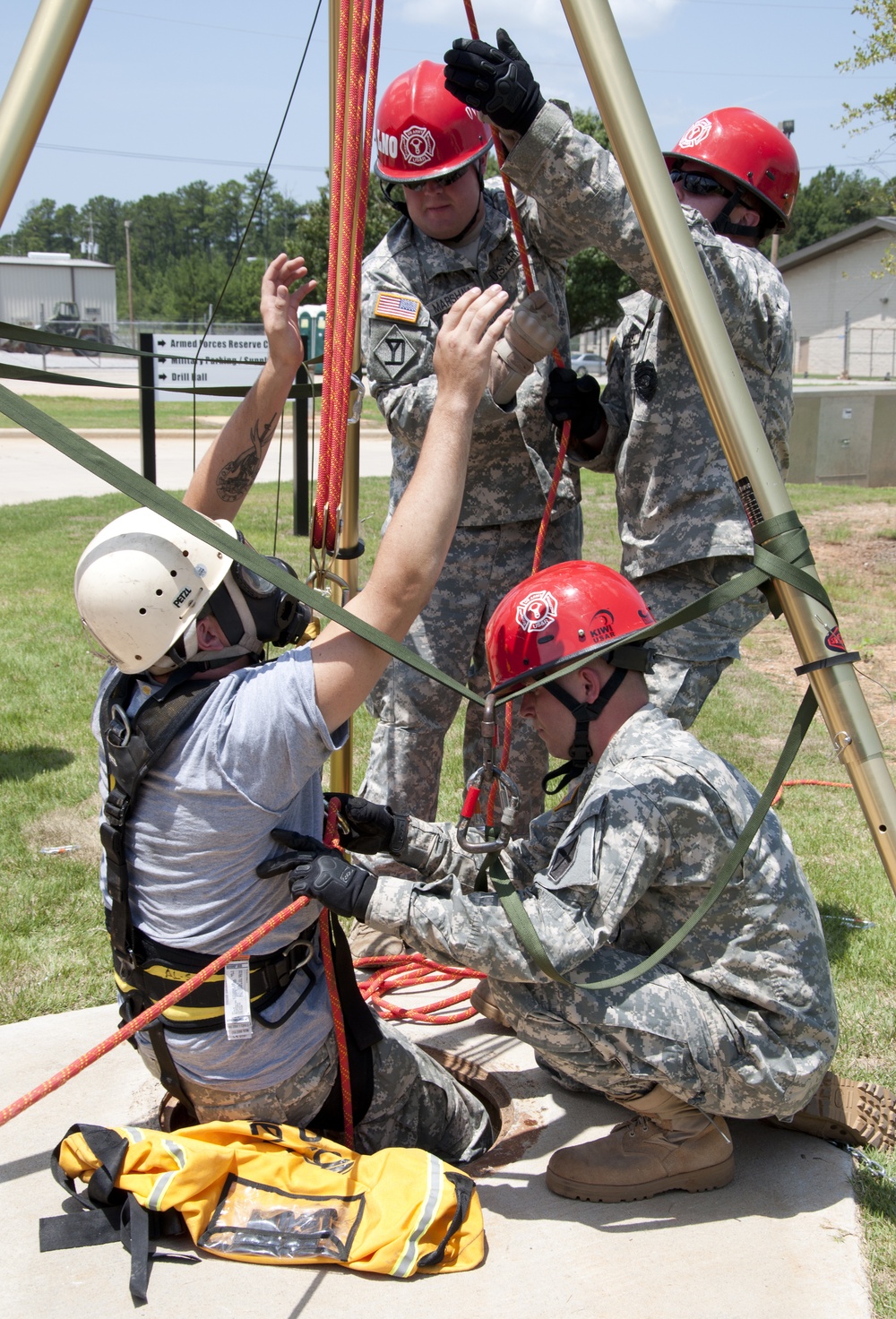 Alabama National Guard Firefighting Teams Conduct Training