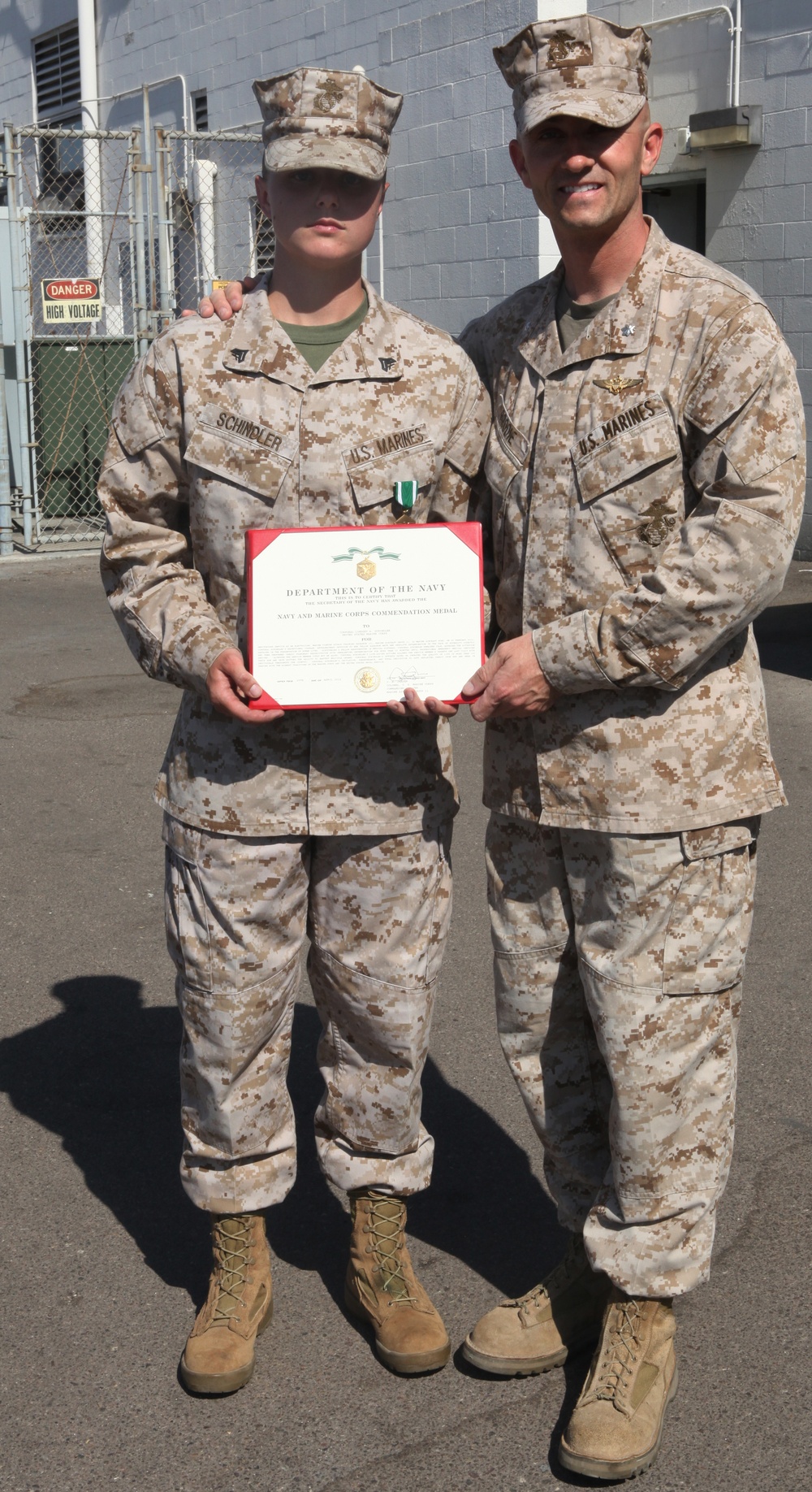Marines awarded for life-saving actions