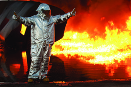 ARFF Marines Start, Put Out the Fire in Miramar