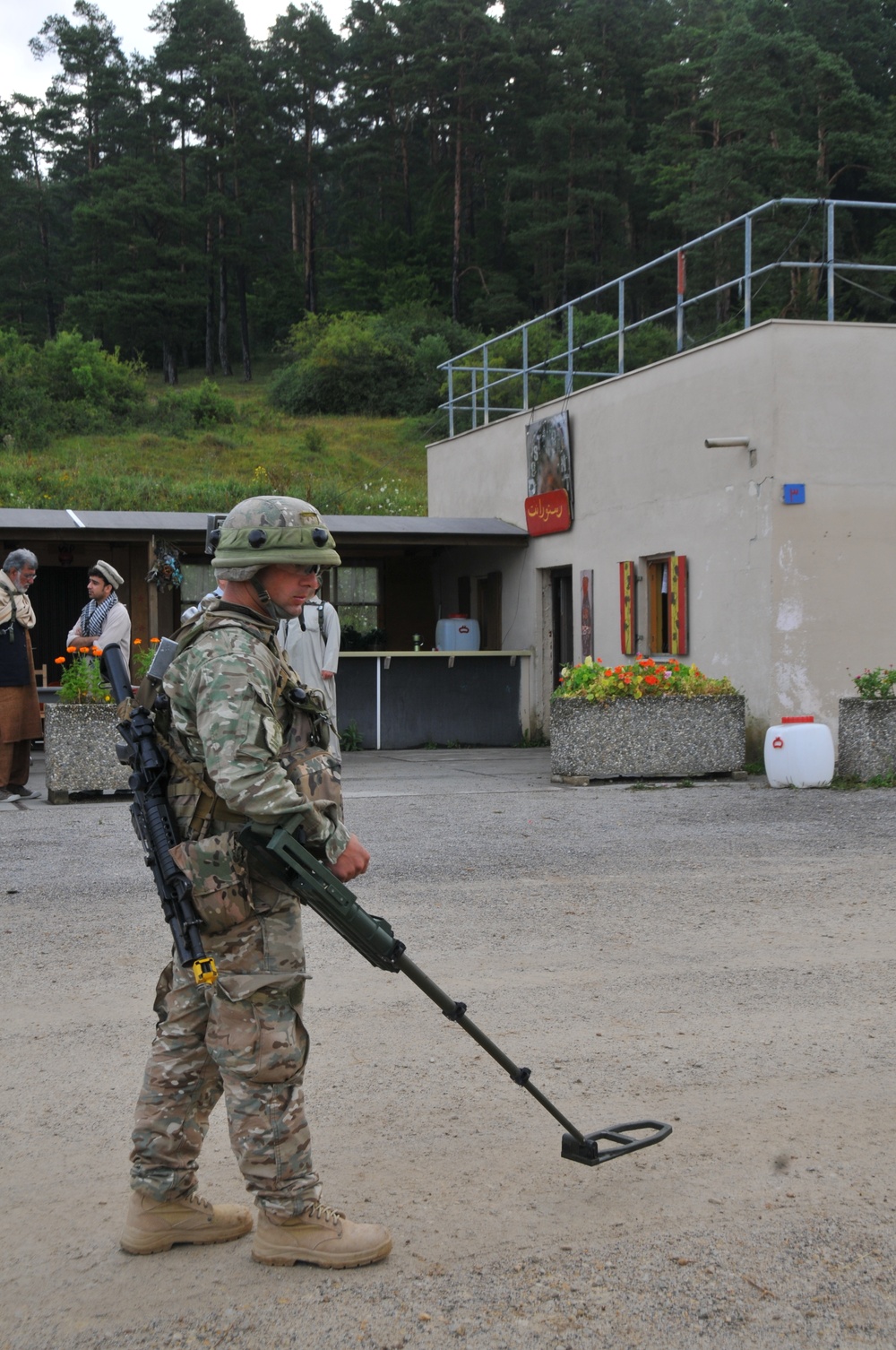 Georgian 12th Infantry Battalions mission rehearsal exercise