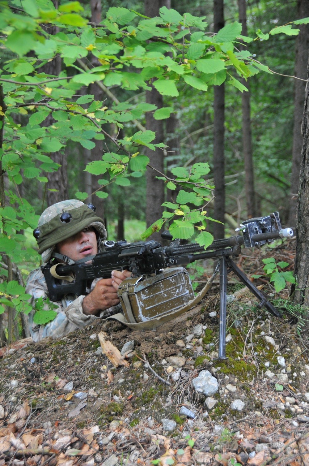 Georgian 12th Infantry Battalions mission rehearsal exercise