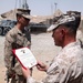 Awards ceremony on FOB Shir Ghazay