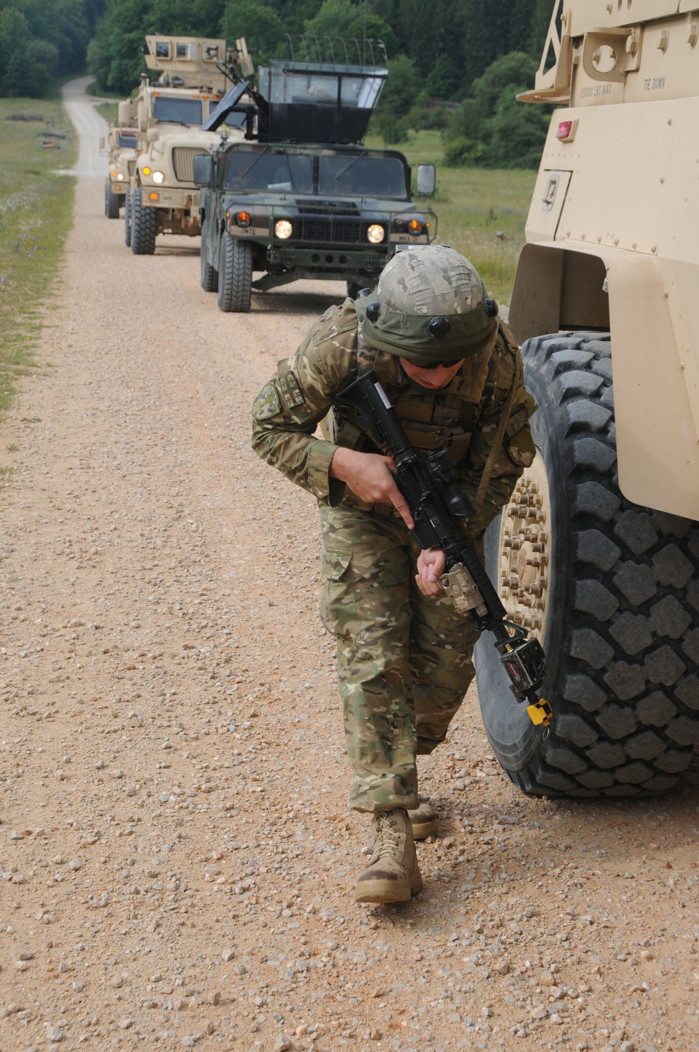 Georgian 12th Infantry Battalion Mission Rehearsal Exercise