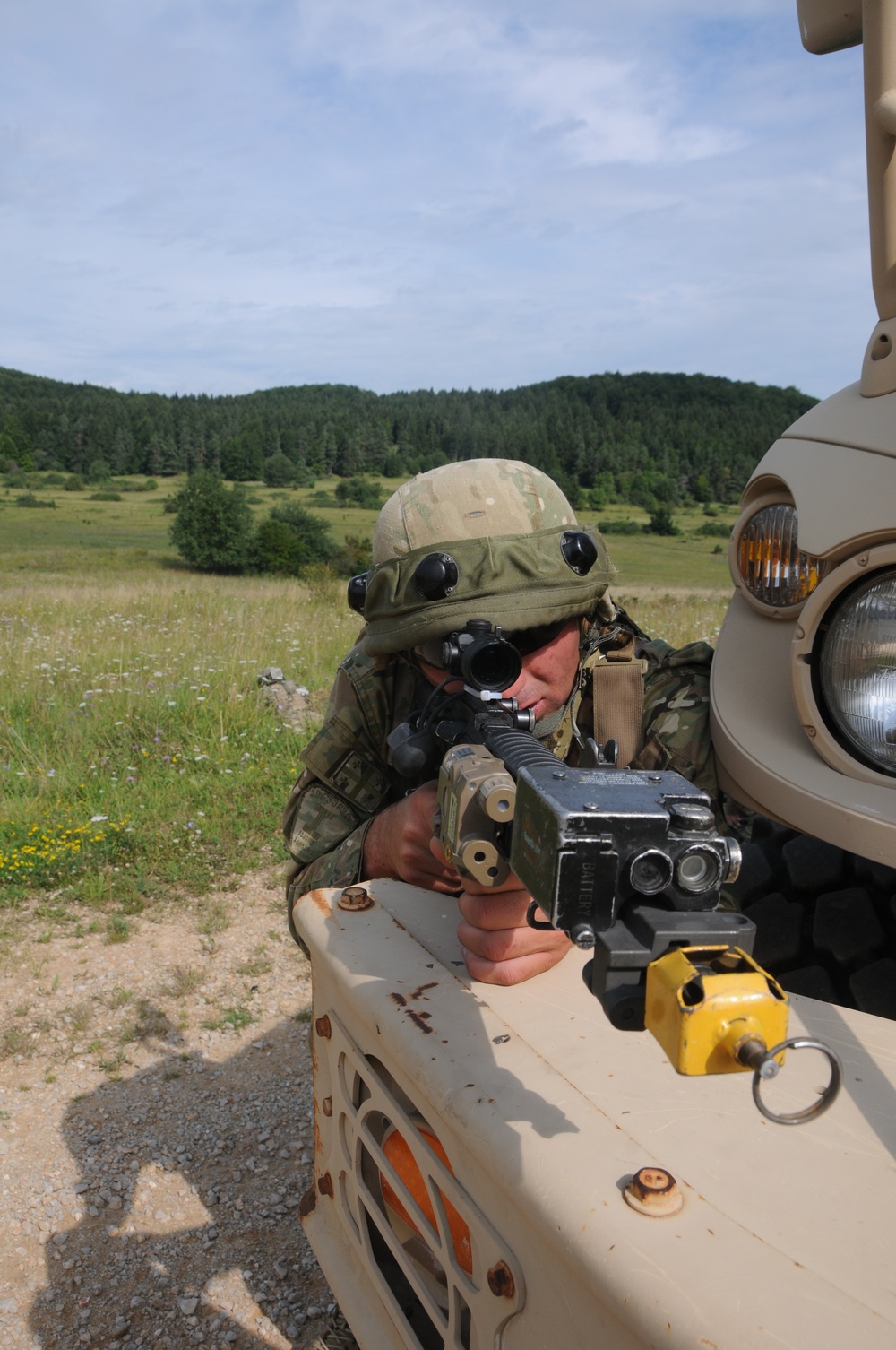 Georgian 12th Infantry Battalion Mission Rehearsal Exercise