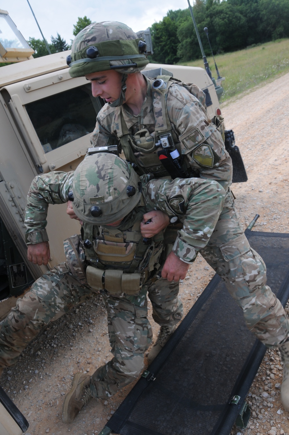 Georgian 12th Infantry Battalion Mission Rehearsal Exercise