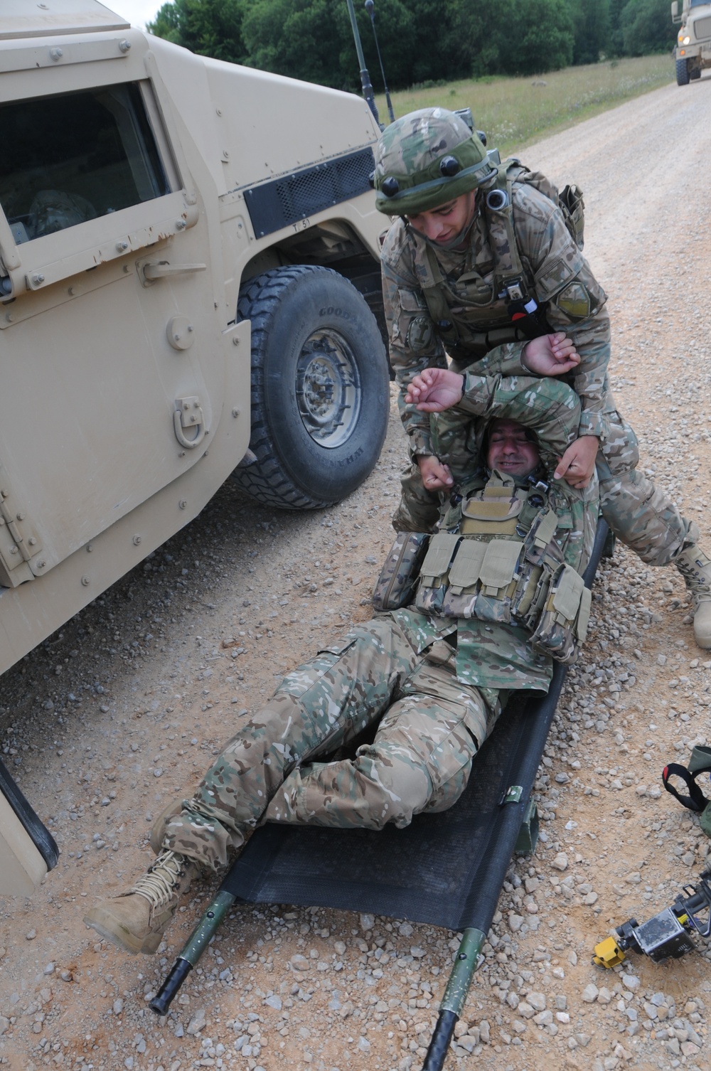 Georgian 12th Infantry Battalion Mission Rehearsal Exercise