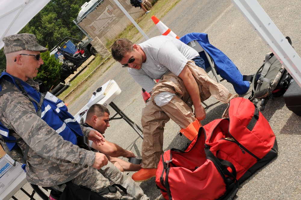 102nd Medical Group Homeland Response Force training exercise