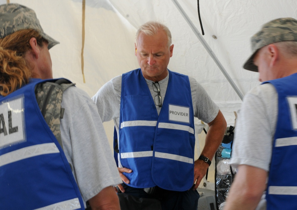 102nd Medical Group Homeland Response Force training exercise