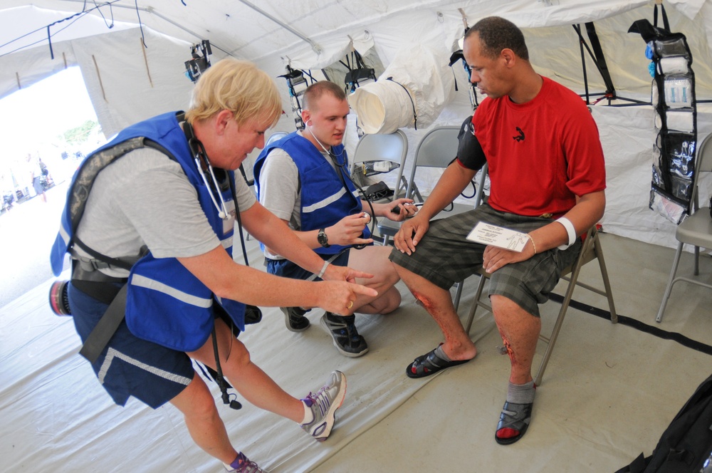 102nd Medical Group Homeland Response Force training exercise