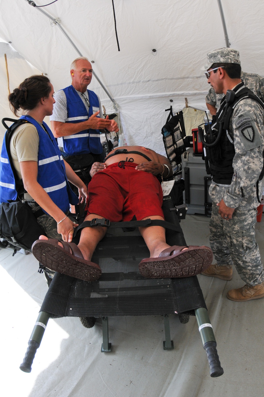 102nd Medical Group Homeland Response Force training exercise