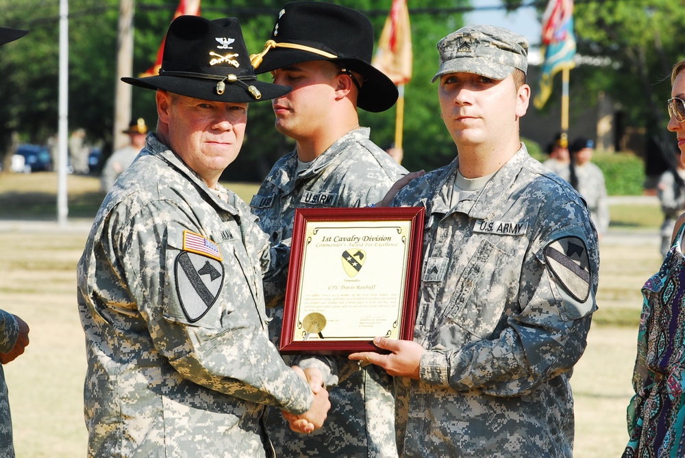 Ironhorse soldier awarded Volunteer of the Month