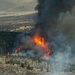 Forest fire on Camp Williams