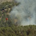 Forest fire on Camp Williams