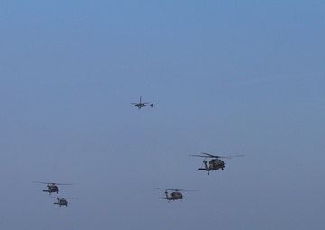 Currahees conduct rehearsals for the 2012 Week of the Eagles