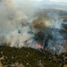 Forest fire on Camp Williams