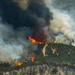 Forest fire on Camp Williams