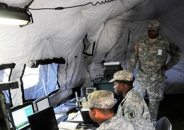 Signal soldiers provide secure communication during joint exercise