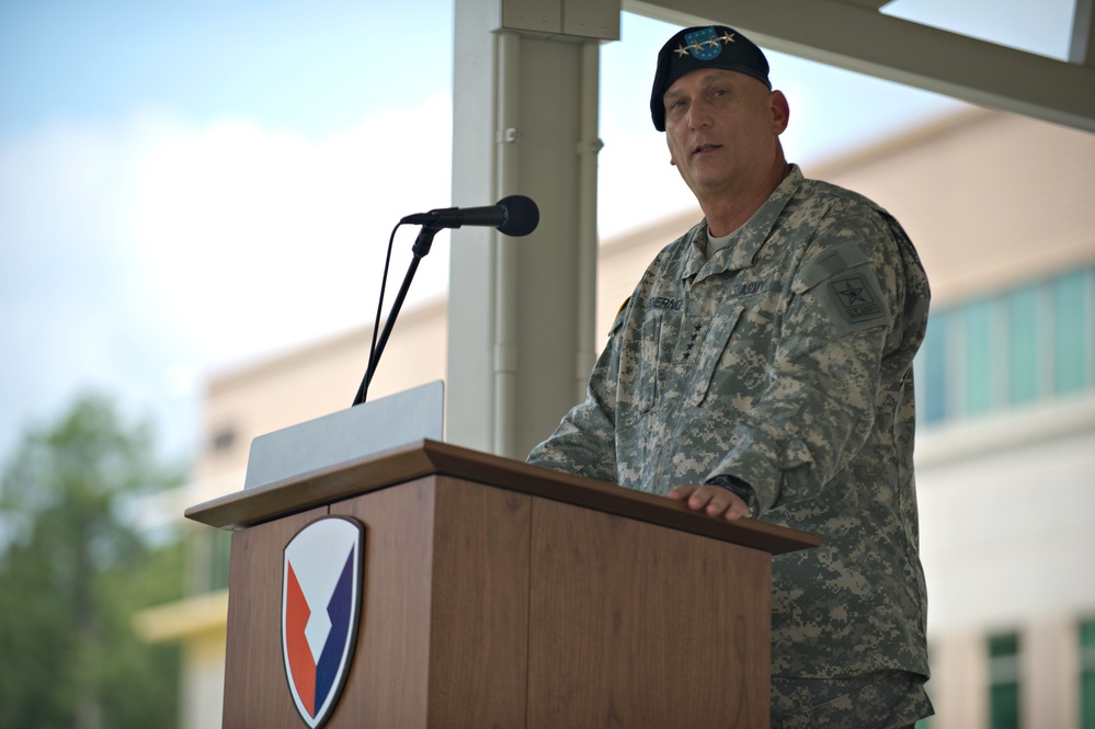 Change of command ceremony